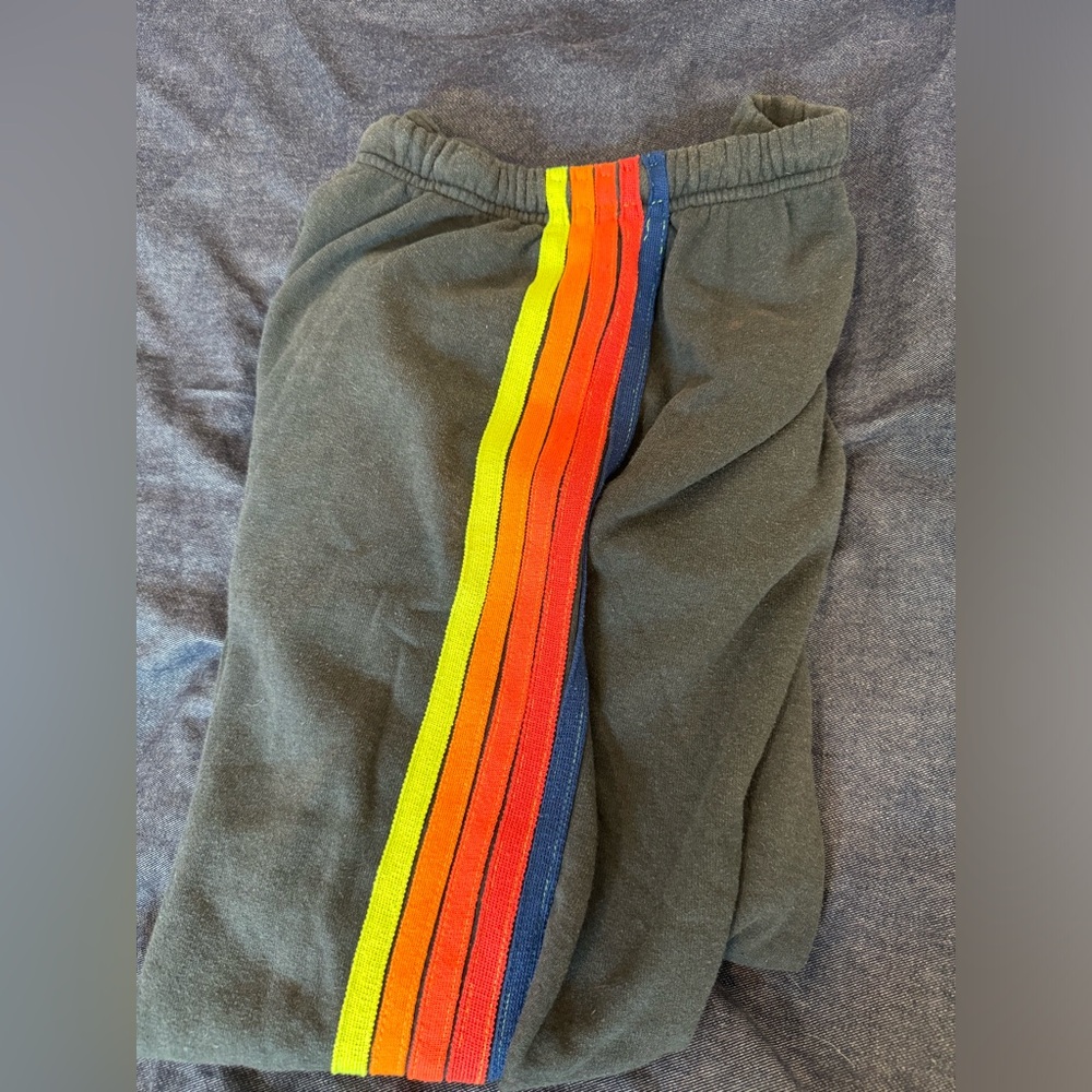 Aviator nation sweatpants 5 stripe